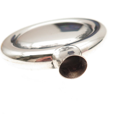 Christofle 925 Sterling Silver Vintage Flask Pin Brooch / Pendant