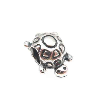 Pandora 925 Sterling Silver Turtle Slide Bead Charm