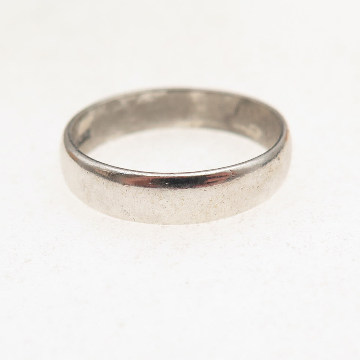 Bell Trading Post 925 Sterling Silver Vintage Classic Wedding Band Ring Size 6.5