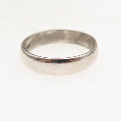 Bell Trading Post 925 Sterling Silver Vintage Classic Wedding Band Ring Size 6.5