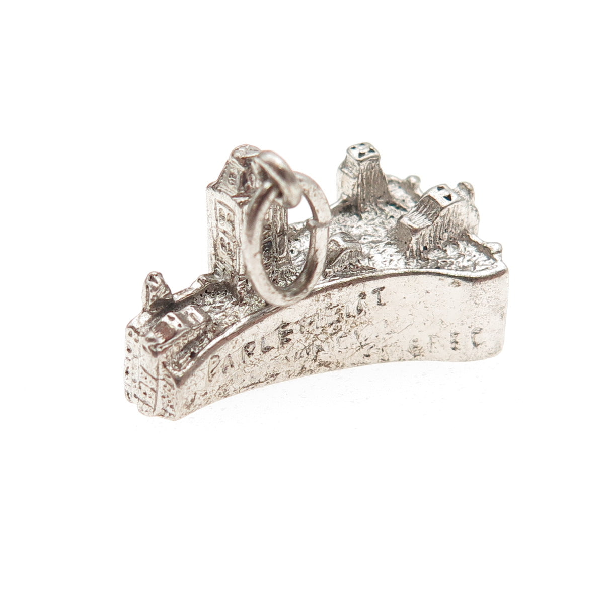 925 Sterling Vintage Parliament of the Province of Canada Mini Charm Pendant