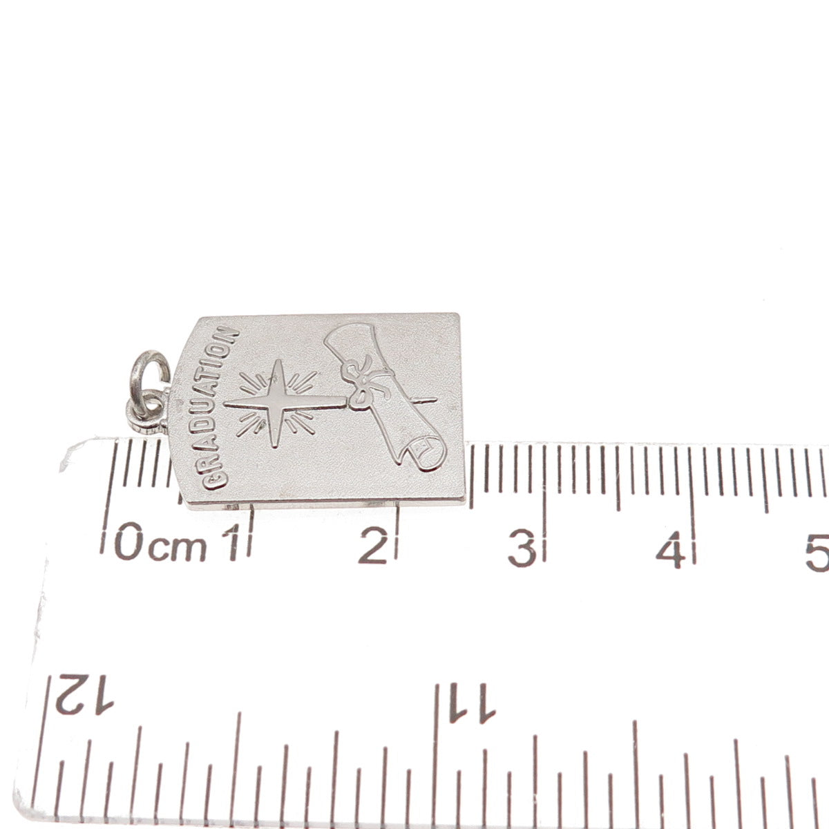 Antaya 925 Sterling Silver Vintage Graduation Charm Pendant