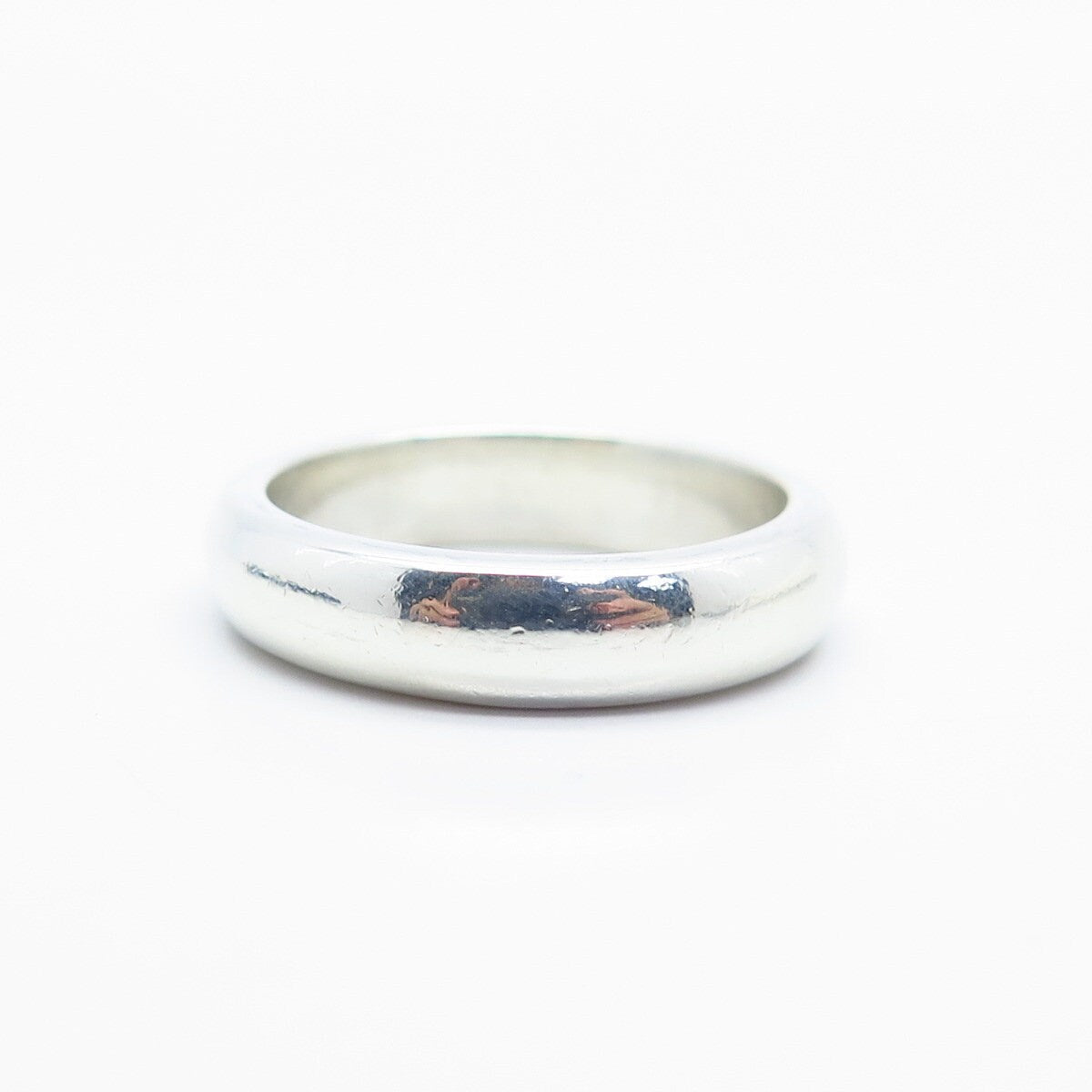 925 Sterling Silver Vintage Classic Band Ring Size 8.25