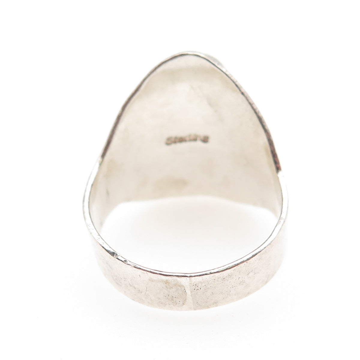 Old Pawn 925 Sterling Silver Vintage Southwestern Kachina Doll Ring Size 10.75