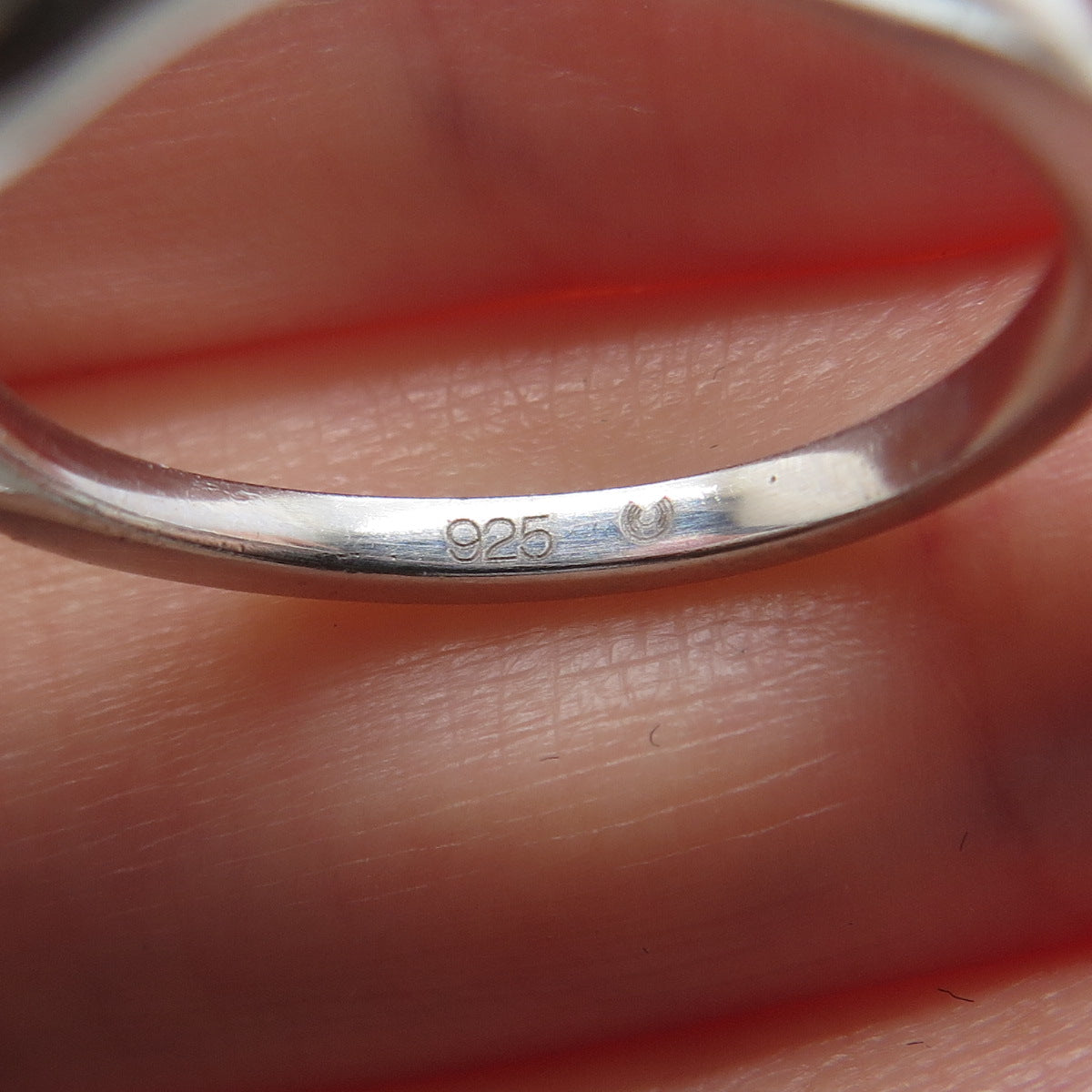 925 Sterling Silver Round-Cut C Z Wavy Promise Ring Size 7