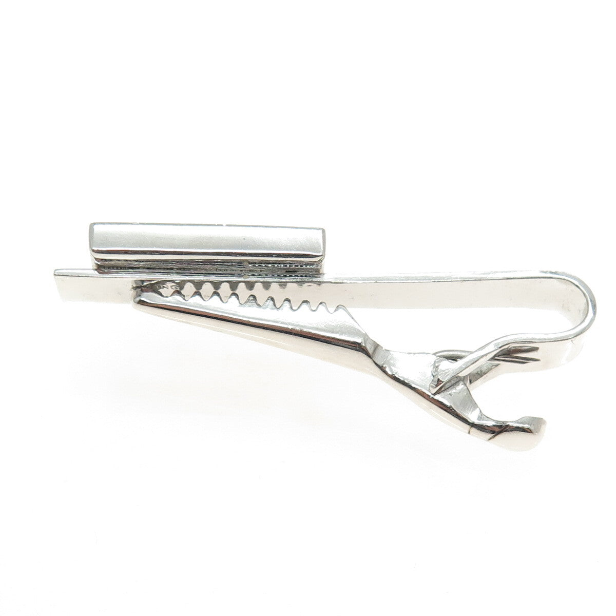 925 Sterling Silver Antique Hong Kong Abacus Tie Bar Clip