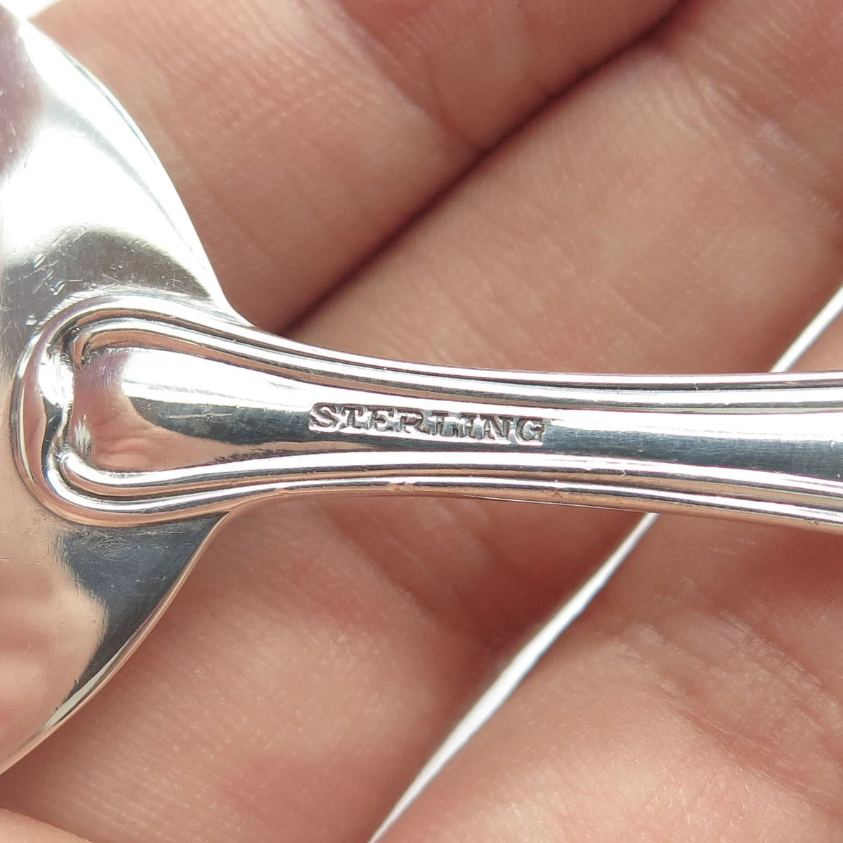 GEORG JENSEN 925 Sterling Silver Vintage USA Handmade Baby Food Pusher
