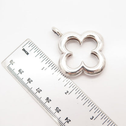 925 Sterling Silver Vintage Modernist Pendant