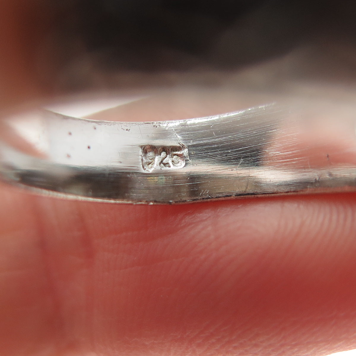 925 Sterling Silver Round-Cut C Z Sparkle Ring Size 9.25