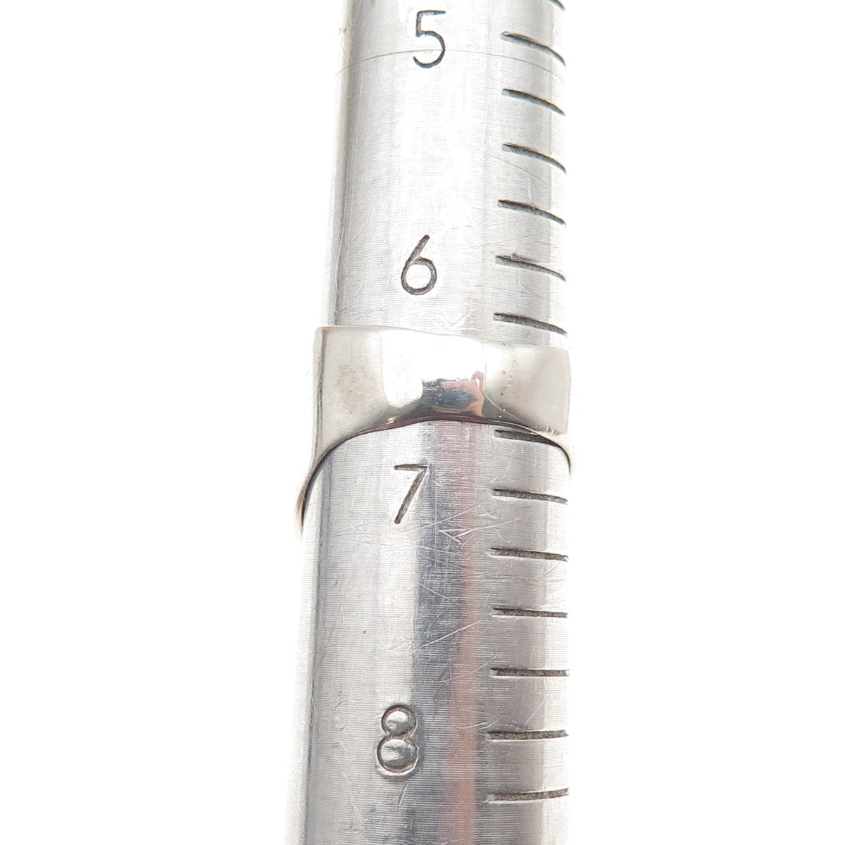 925 Sterling Silver Vintage Real Lapis Lazuli Modernist Ring Size 6.75