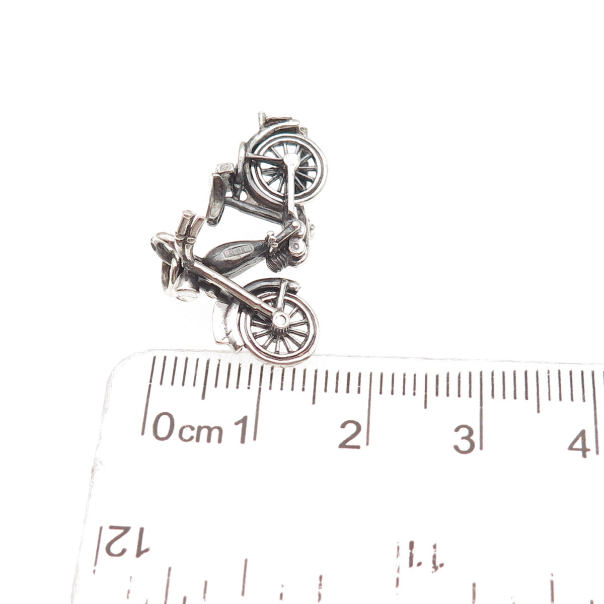 Payton Pepper & Sons Sterling Vintage 1971 Birmingham Motorcycle Charm Pendant