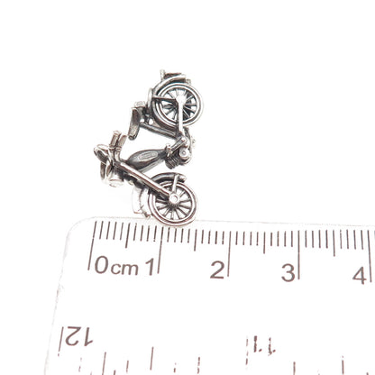 Payton Pepper & Sons Sterling Vintage 1971 Birmingham Motorcycle Charm Pendant
