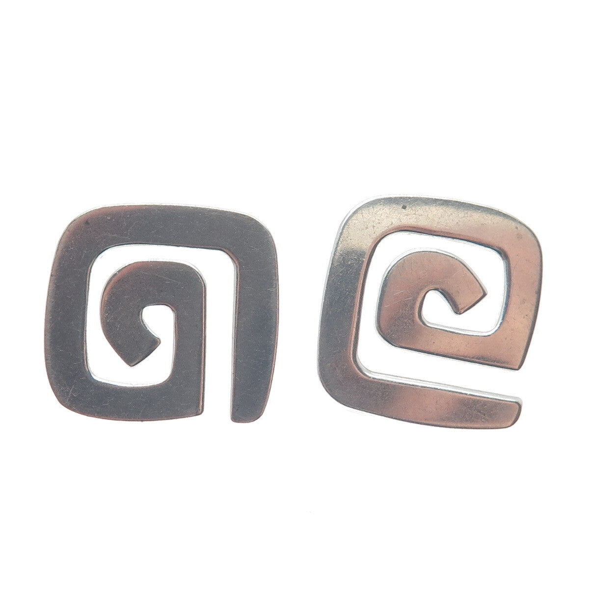 SILPADA 925 Sterling Silver Vintage Spiral Swirl Earrings