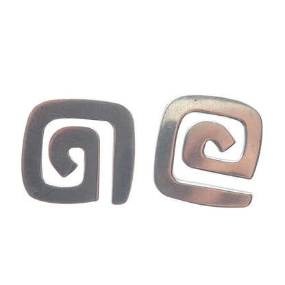 SILPADA 925 Sterling Silver Vintage Spiral Swirl Earrings