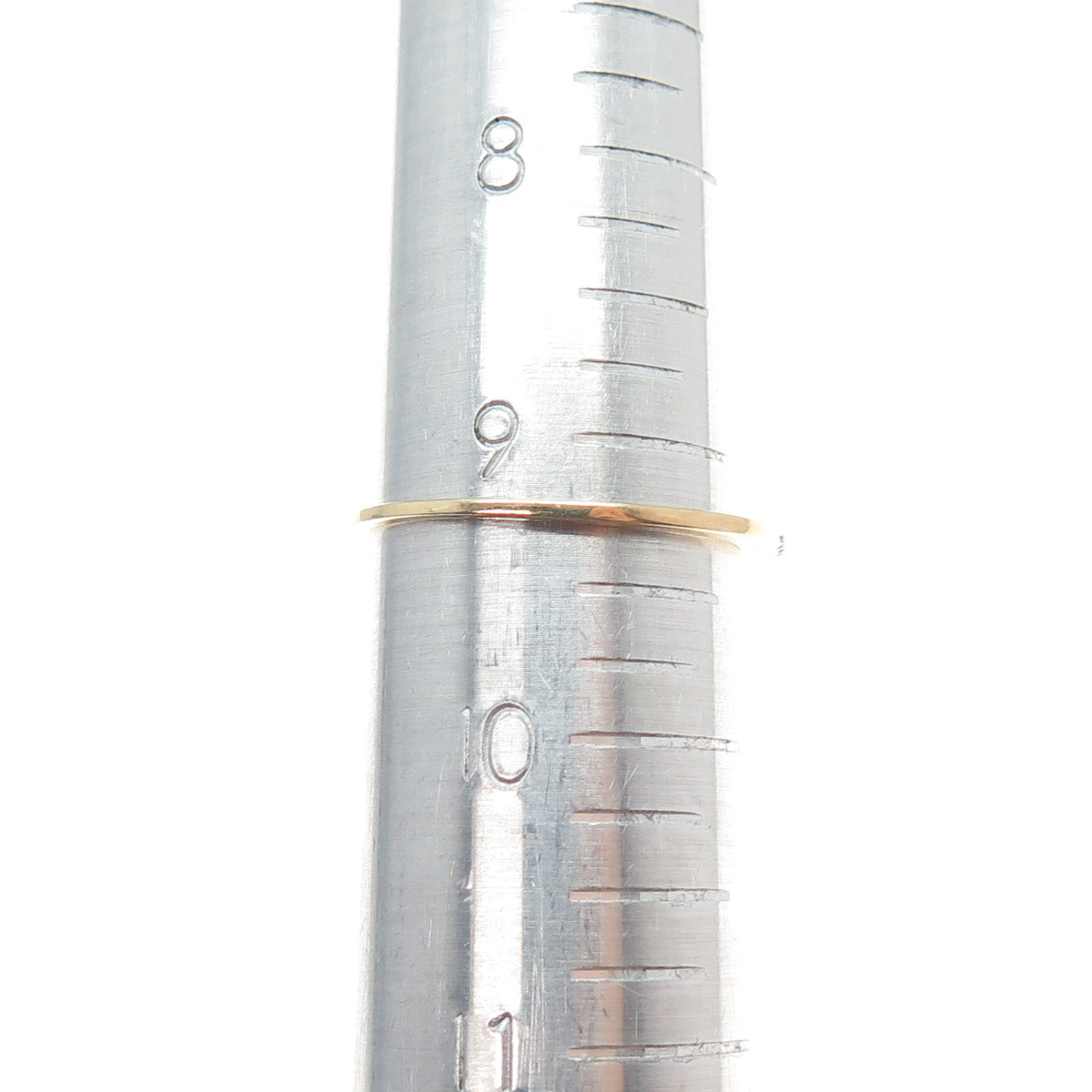 DBJ DEE BERKLE 925 Sterling Gold Plated Real Diamond Stackable Ring Size 9.25