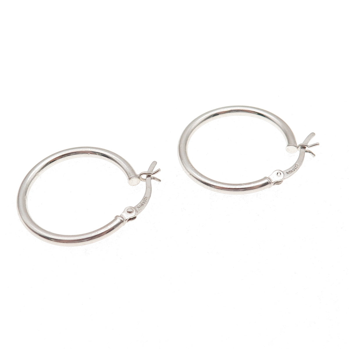 925 Sterling Silver Hoop Earrings