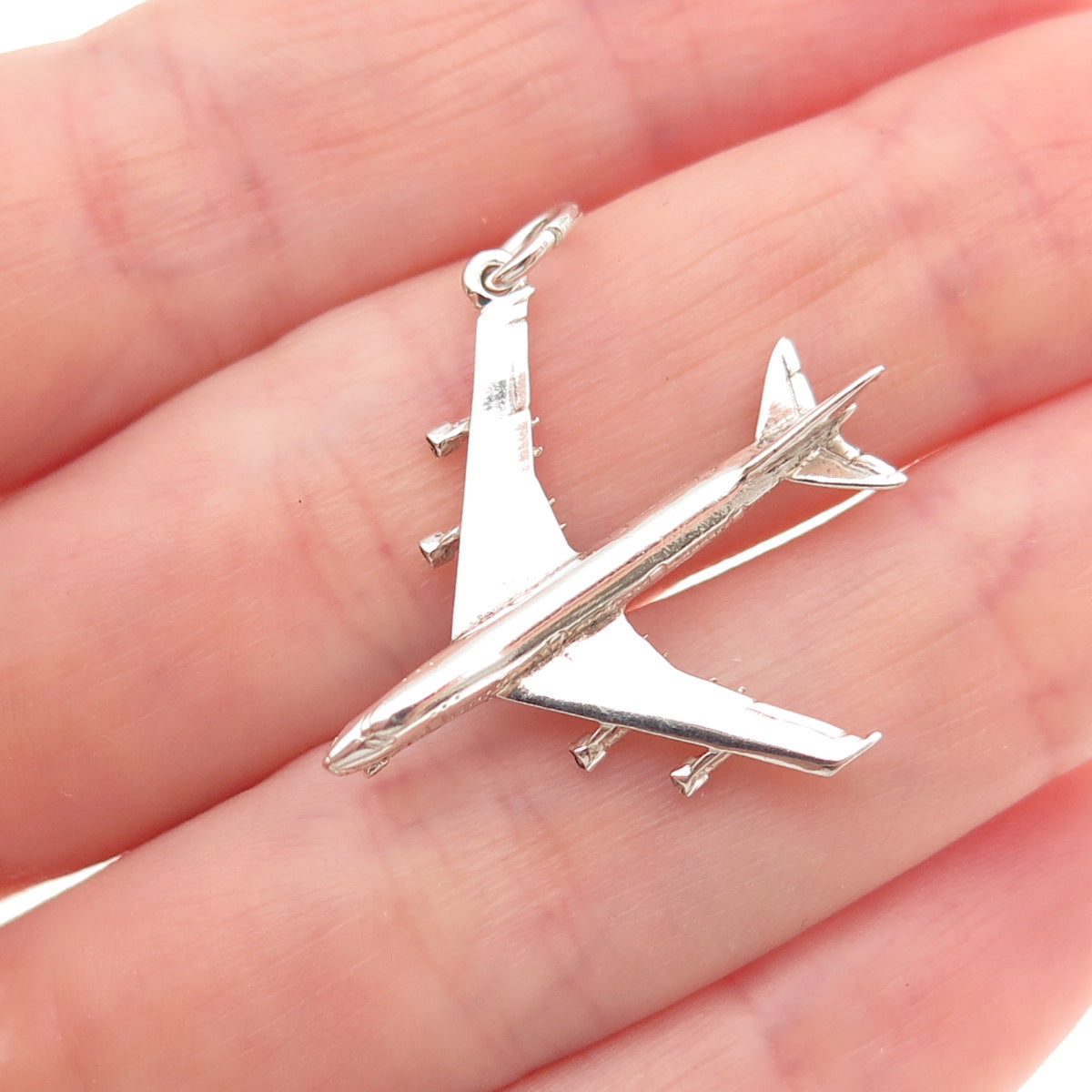Payton Pepper & Sons Sterling Silver Vintage 1974 Birmingham Airplane Pendant
