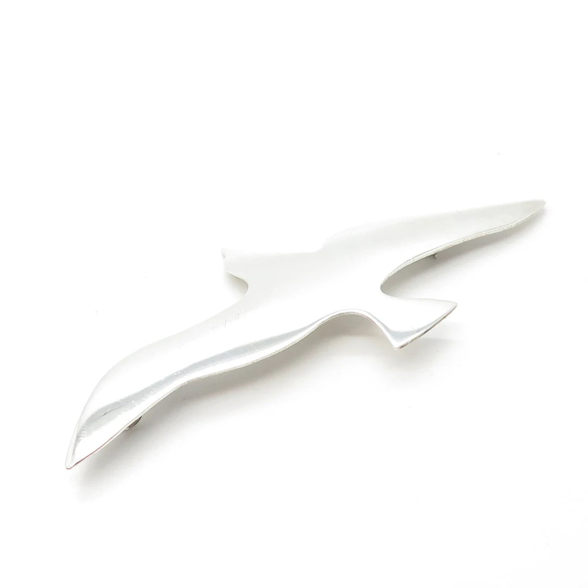 925 Sterling Silver Vintage Herring Gull Bird Handcrafted Pin Brooch Pendant