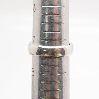 925 Sterling Silver Vintage Ribbed Bow Ring Size 7.5