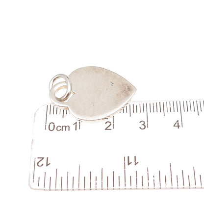Tiffany & Co. 925 Sterling Silver Vintage Heart Tag Charm Pendant
