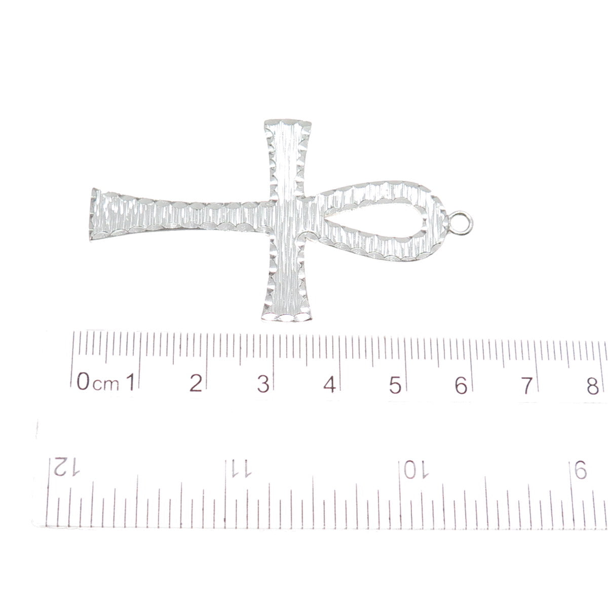 CARL ART 925 Sterling Silver Vintage Egyptian Ankh Pendant