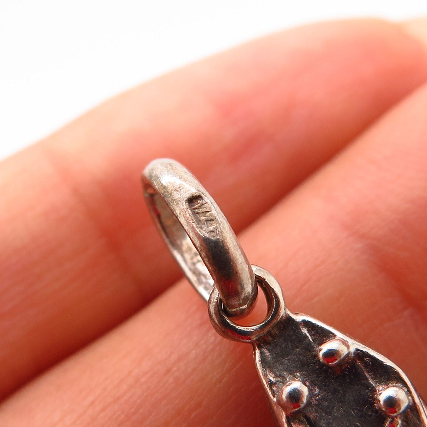 925 Sterling Silver Football / Soccer Boots Design Charm Pendant