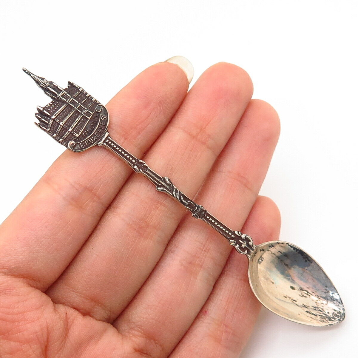 833 Silver Vintage "Brussels Town Hall" Spoon