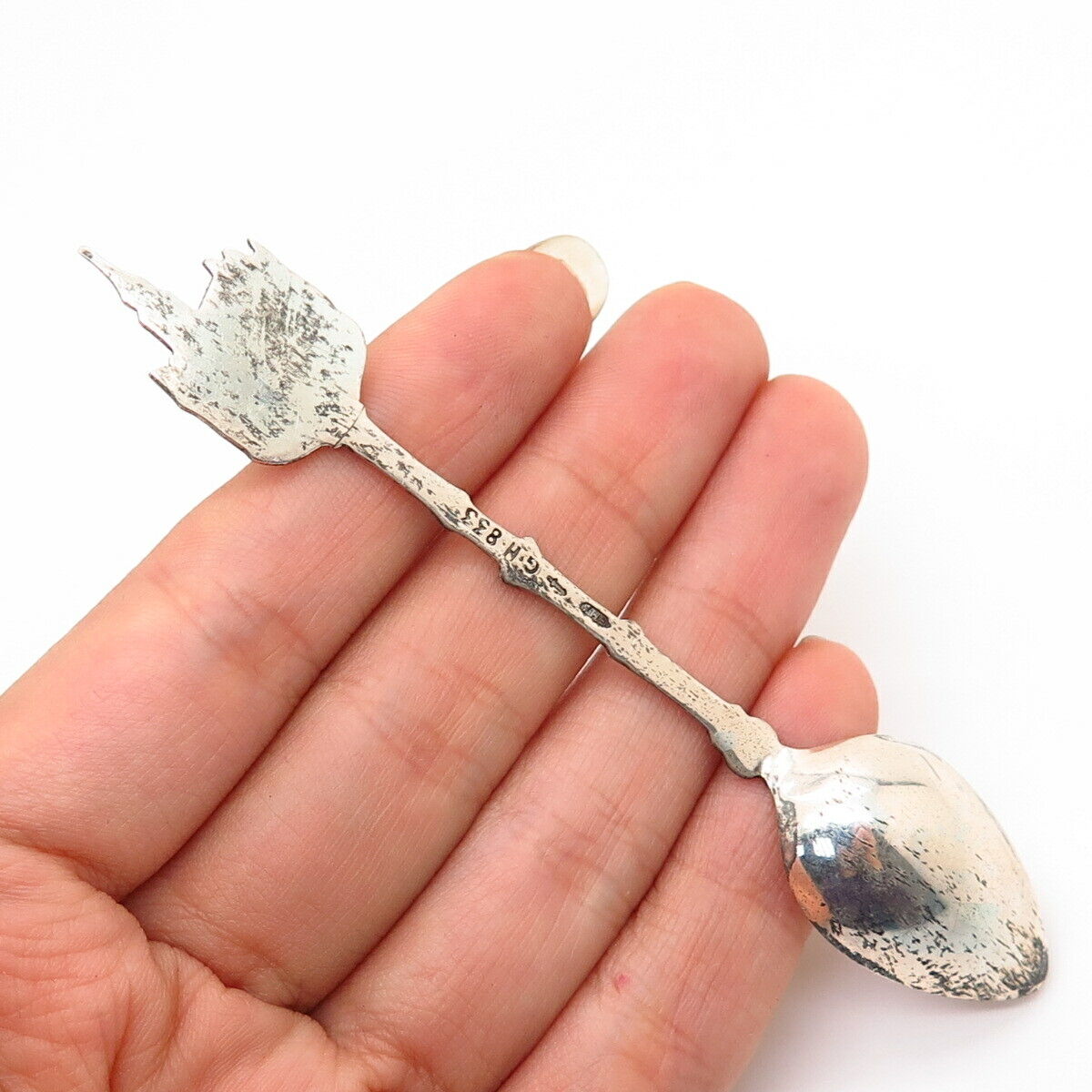 833 Silver Vintage "Brussels Town Hall" Spoon