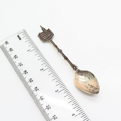 833 Silver Vintage "Brussels Town Hall" Spoon