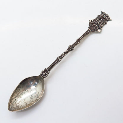 833 Silver Antique "Bruxelles" Coat of Arms Spoon