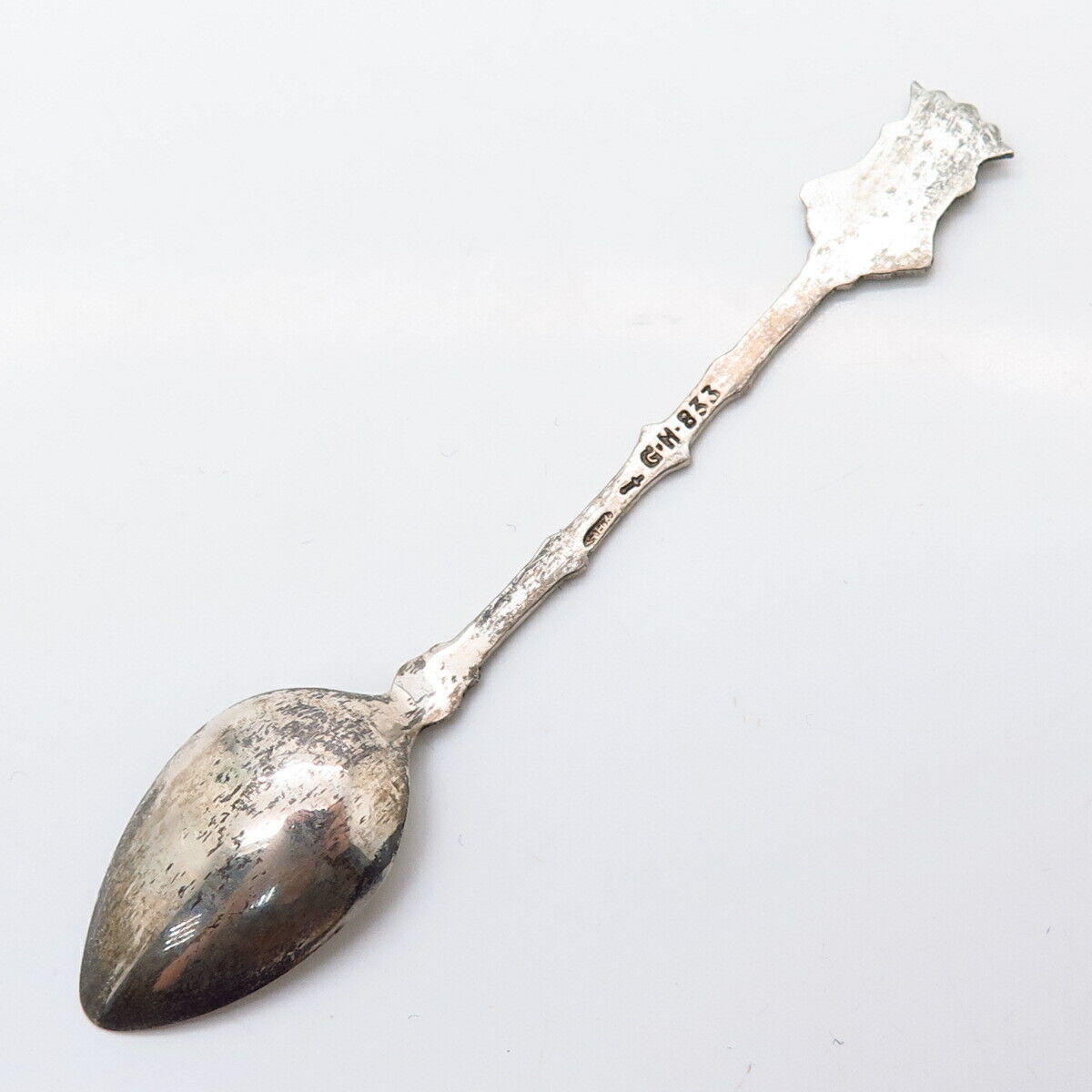 833 Silver Antique "Bruxelles" Coat of Arms Spoon