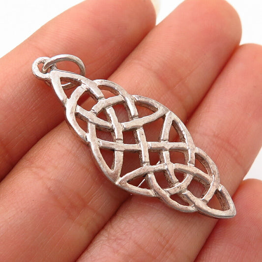 925 Sterling Silver Celtic Knot Design Pendant