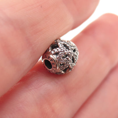 Pandora 925 Sterling Silver C Z Essence Appreciation Slide Bead Charm