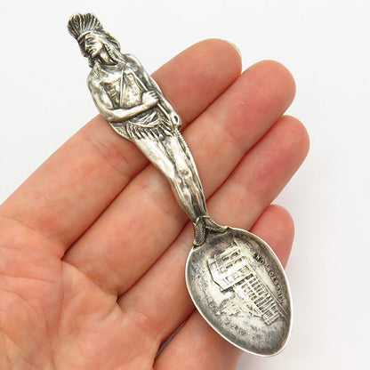 925 Sterling Silver Antique Gorham Tribal Warrior "Kingston" Demitasse Spoon