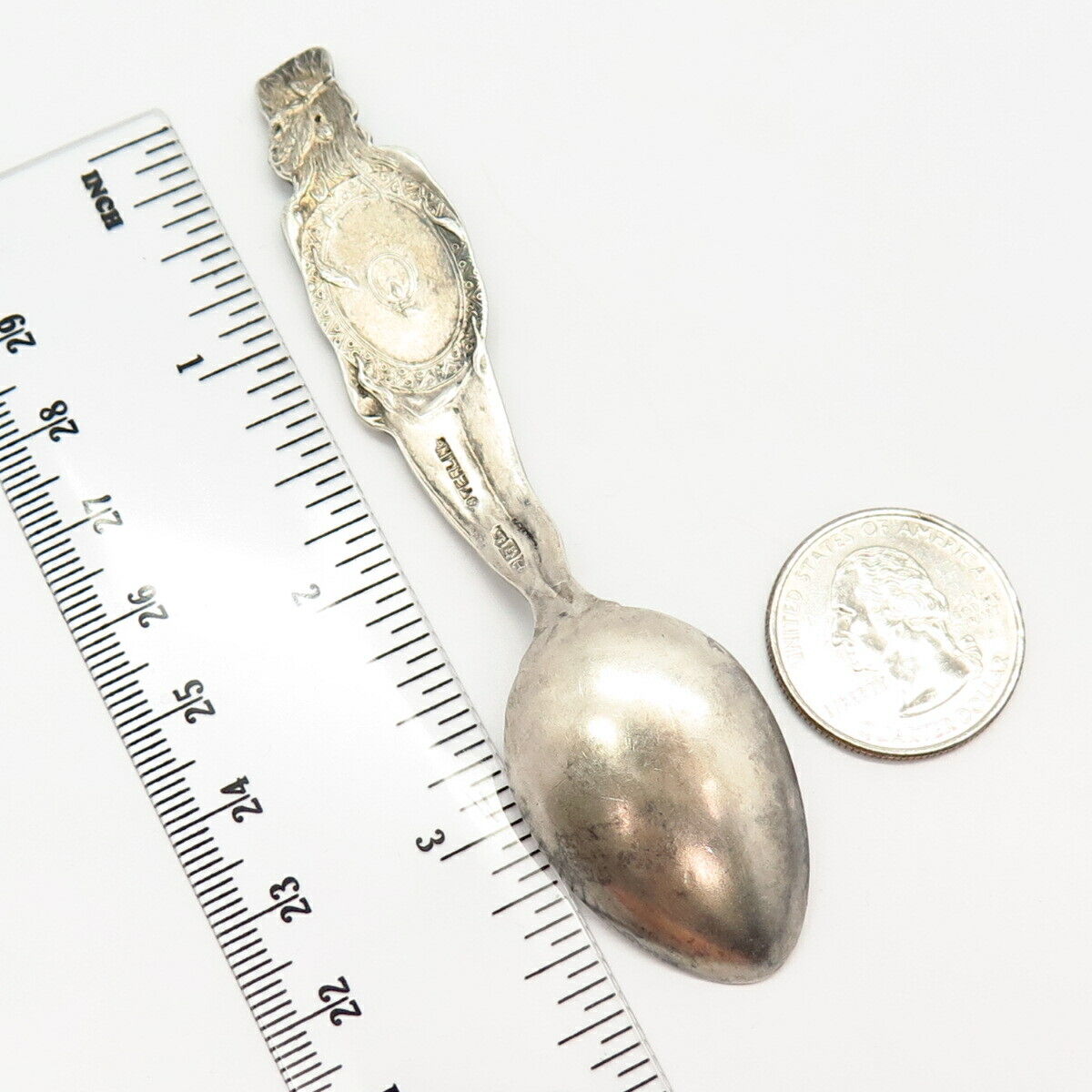 925 Sterling Silver Antique Gorham Tribal Warrior "Kingston" Demitasse Spoon