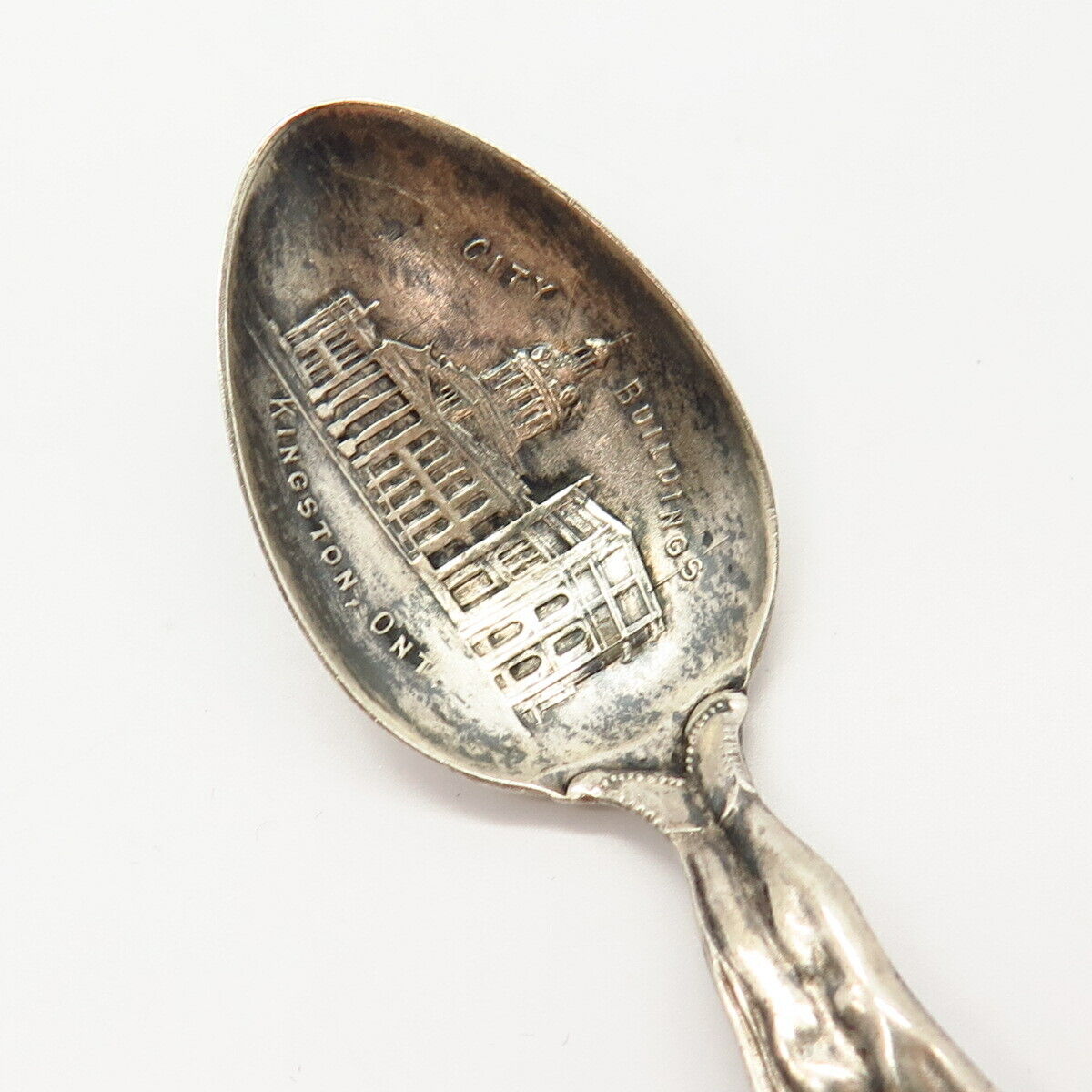 925 Sterling Silver Antique Gorham Tribal Warrior "Kingston" Demitasse Spoon