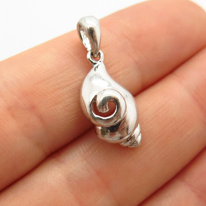 925 Sterling Silver Shell Design Pendant