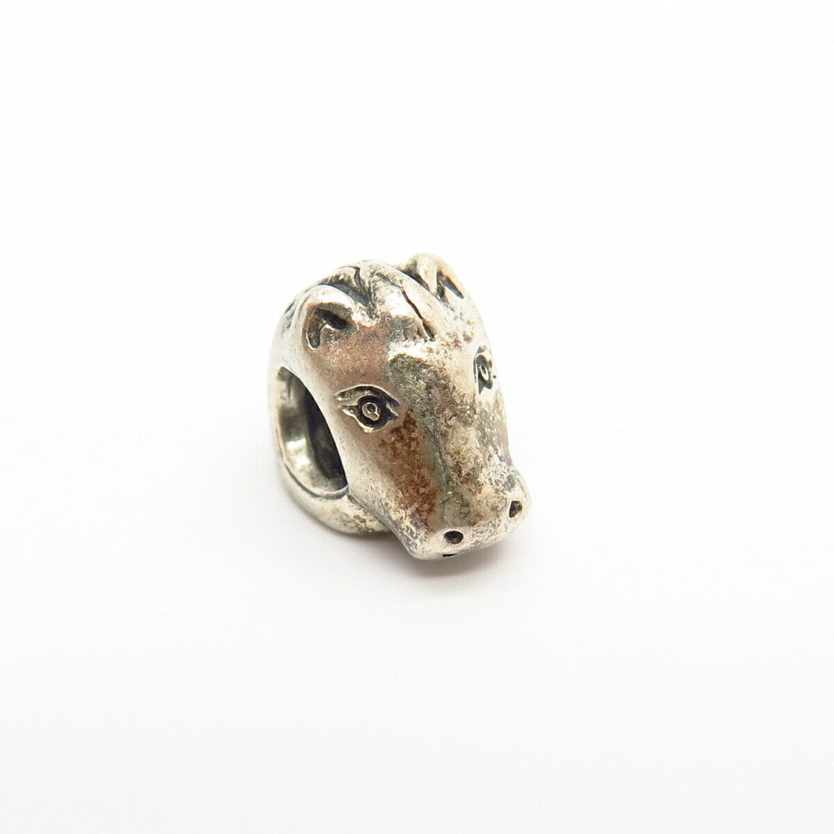 925 Sterling Silver Pandora Horse Head Design Bead Charm