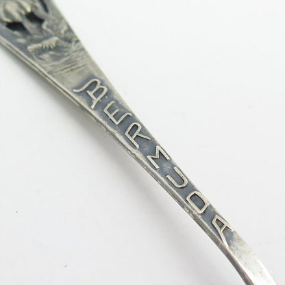 925 Sterling  Antique Charles M. Robbins "Bermuda" Palm Tree Spoon