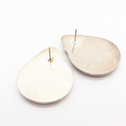 925 Sterling Silver Ribbed Shell Design Earrings