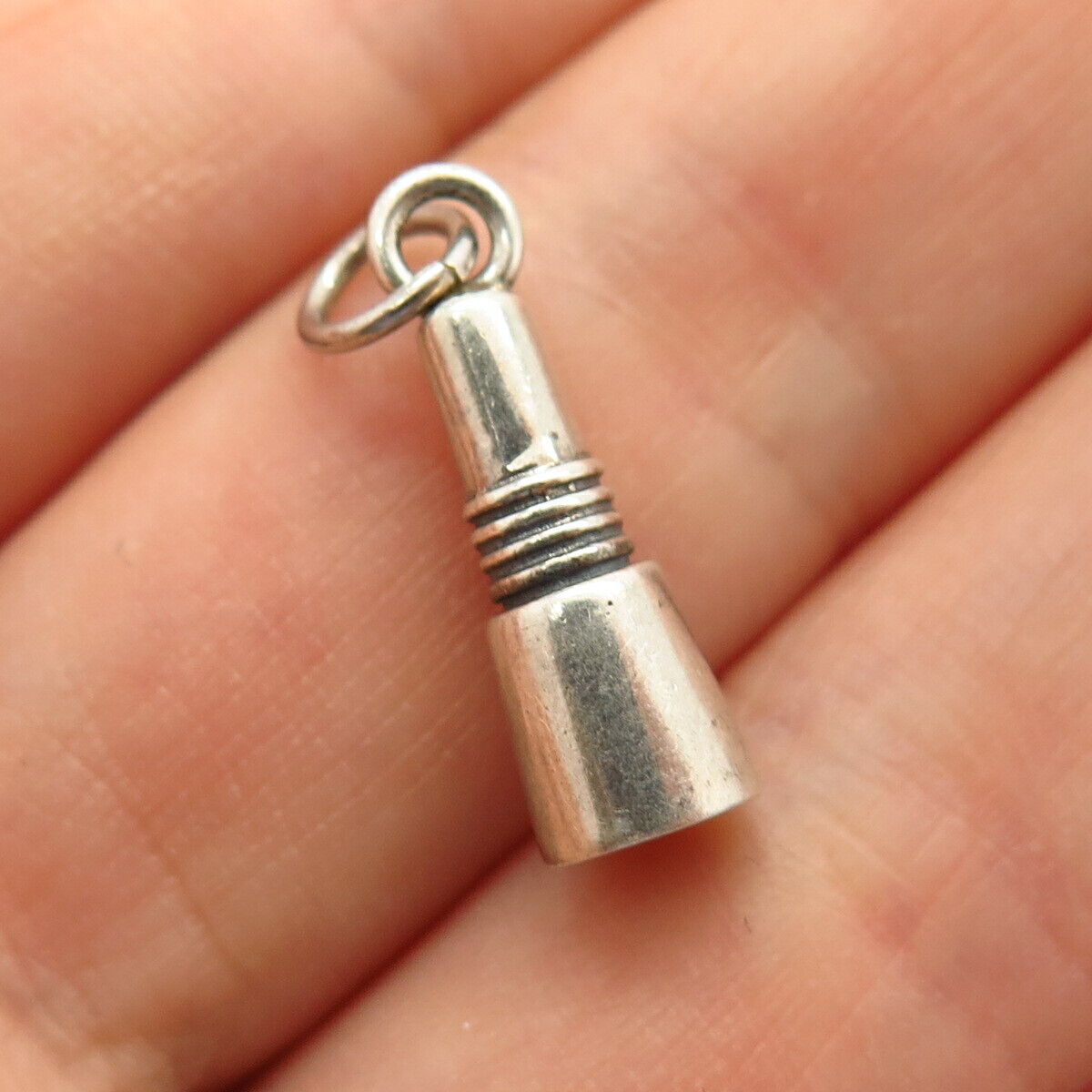 925 Sterling Silver Lantern Design Charm Pendant