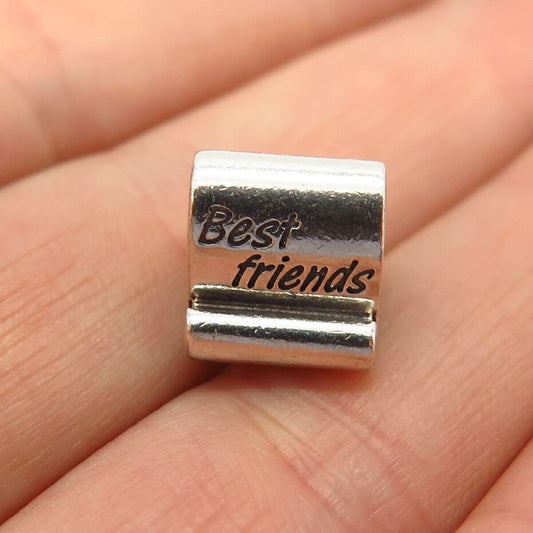 925 Sterling Silver Pandora "Best Friends" Bead Charm