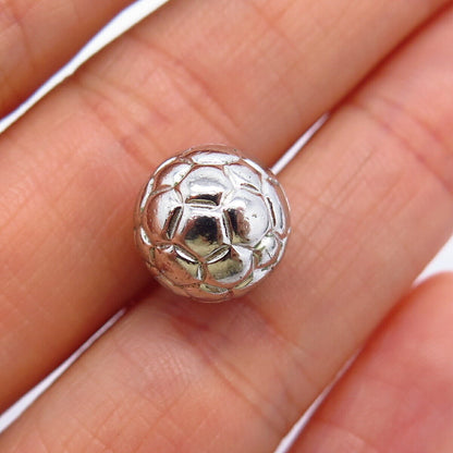 925 Sterling Silver Ball Design Charm Pendant