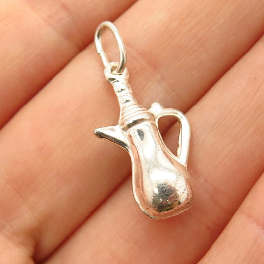 925 Sterling Silver Teapot / Kettle Design Pendant