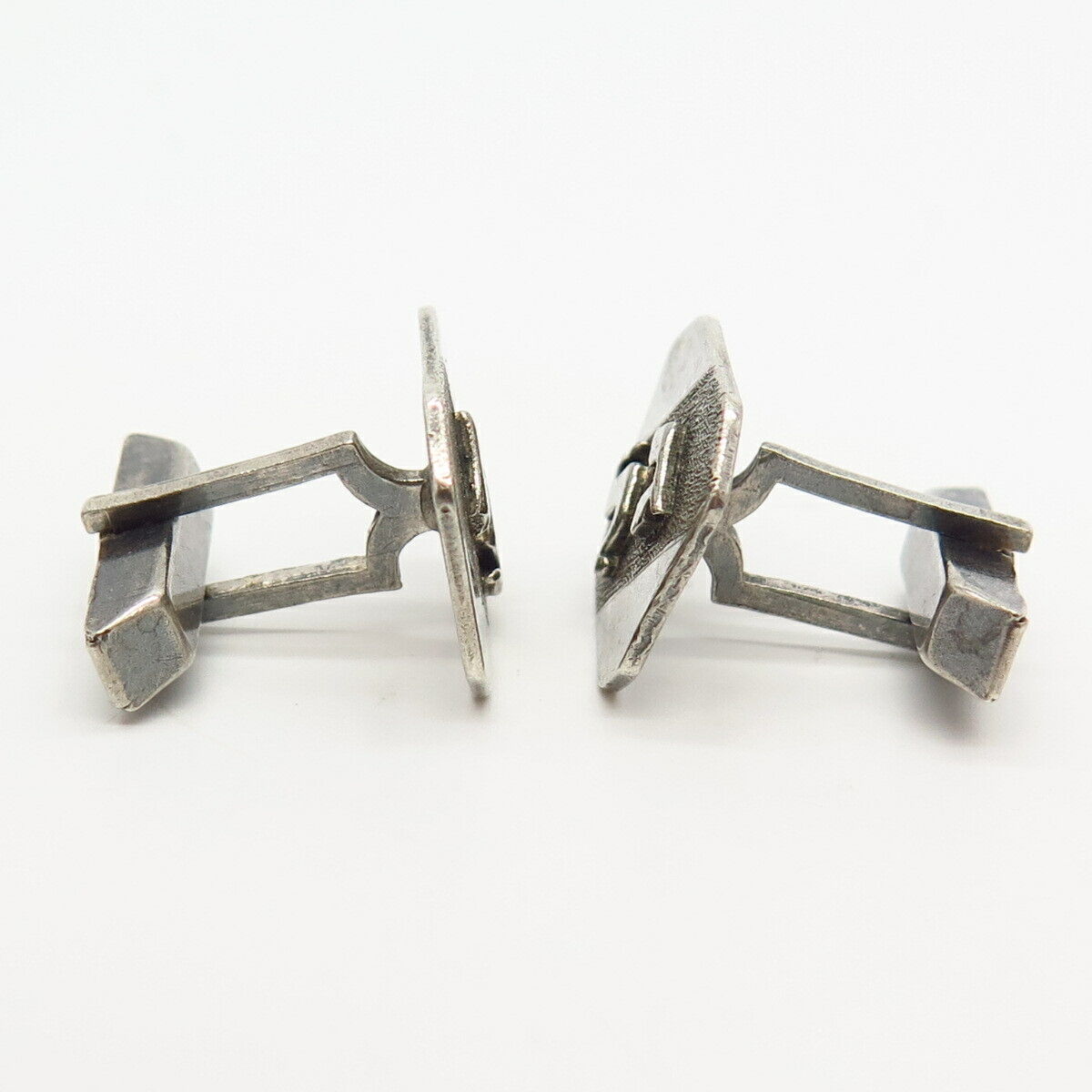 925 Sterling Silver Vintage Hebrew Writings Cufflinks