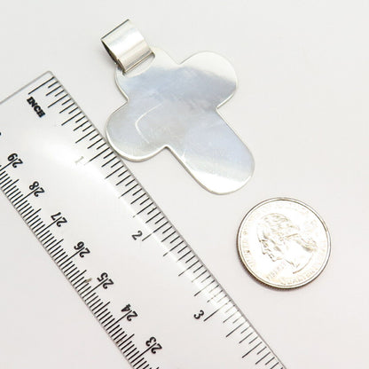 925 Sterling Silver "2000" Cross Pendant