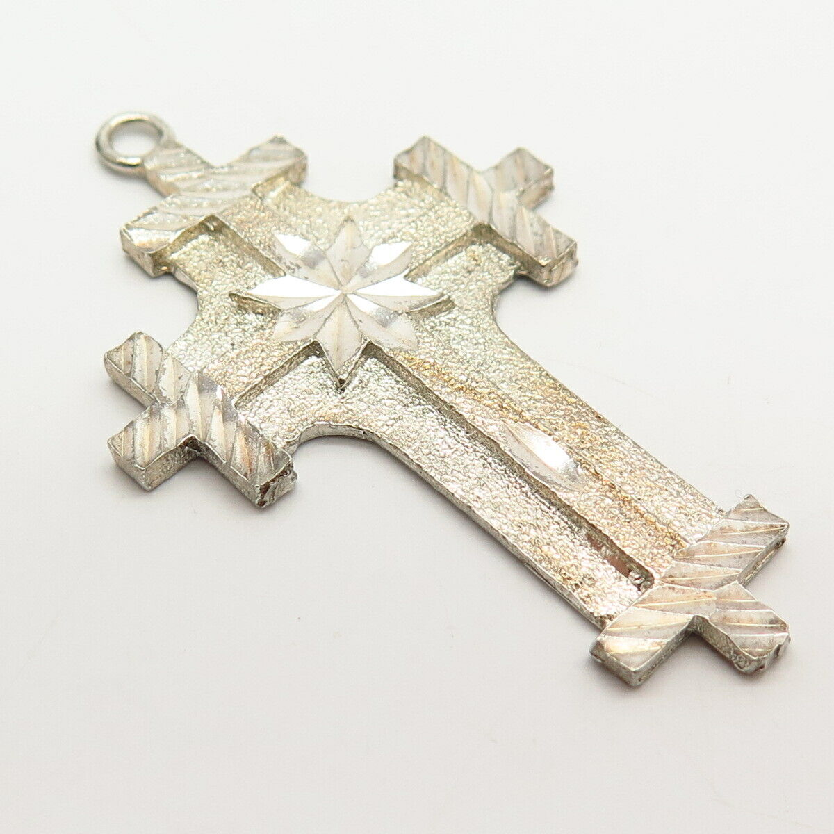 925 Sterling Silver Large Cross Pendant