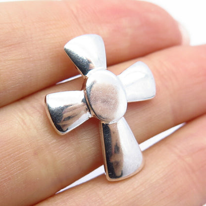 925 Sterling Silver Small Cross Slide Pendant