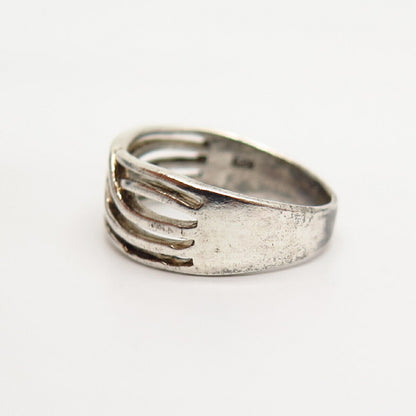 925 Sterling Silver Infinity Design Ring Size 6