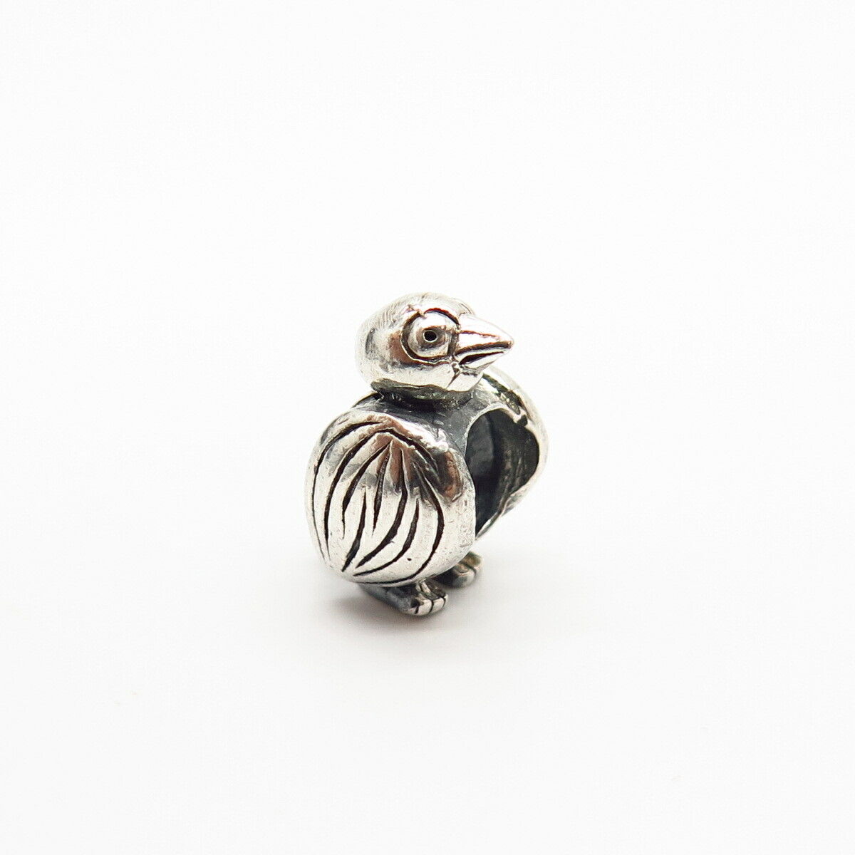 925 Sterling Silver Bird Bead Charm